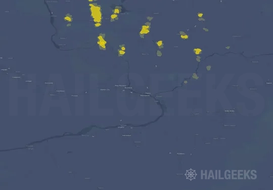 Hail map for Kennewick, WA