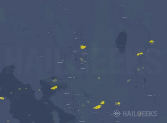 Hail map for Logan, UT