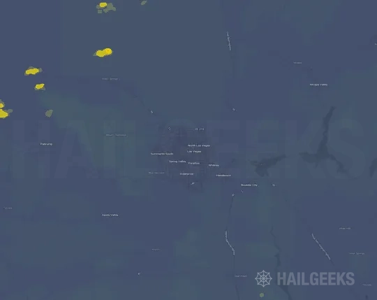 Hail map for Las Vegas, NV
