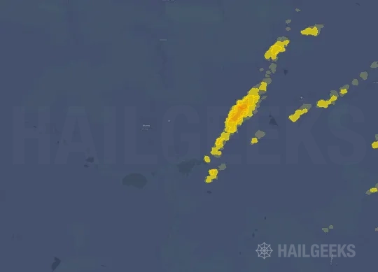 Hail map for Burns, OR