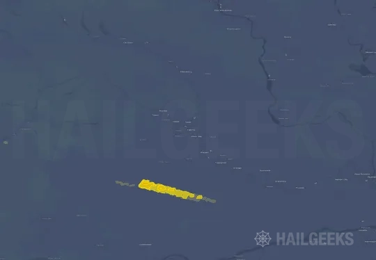 Hail map for Yakima, WA