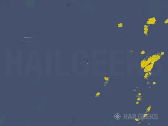 Hail map for Battle Mountain, NV on Jun 9, 2024