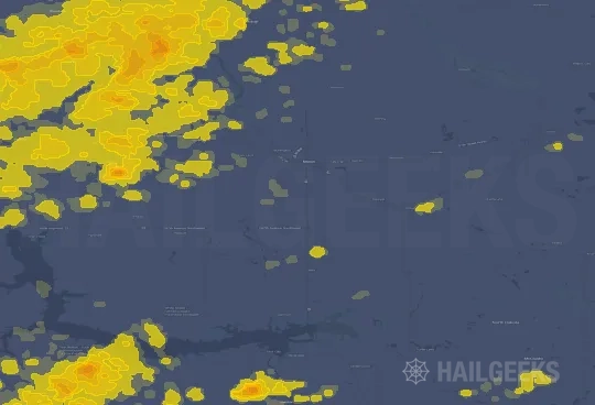 Hail map for Minot, ND