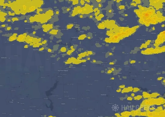 Hail map for Stevens Point, WI