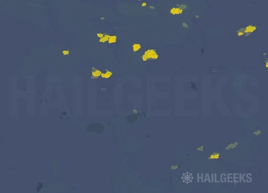 Hail map for Burns, OR