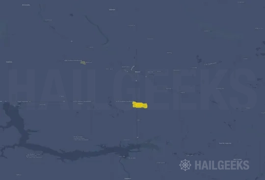 Hail map for Minot, ND