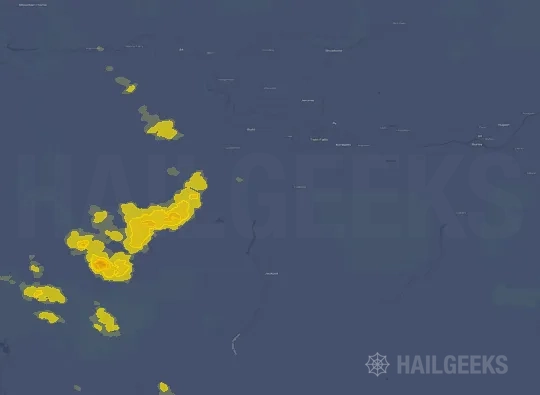 Hail map for Twin Falls, ID