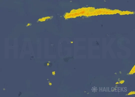 Hail map for Burns, OR