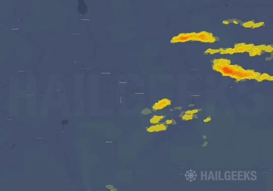 Hail map for Bozeman, MT