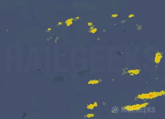 Hail map for Burns, OR