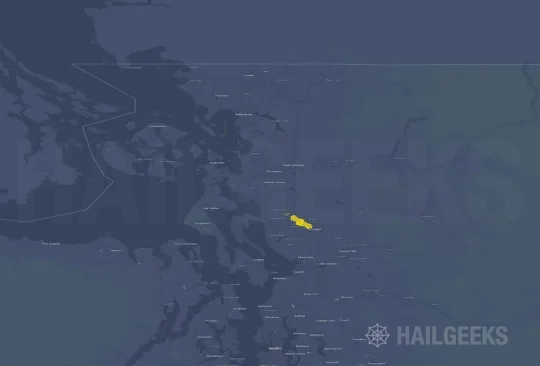 Hail map for Mount Vernon, WA