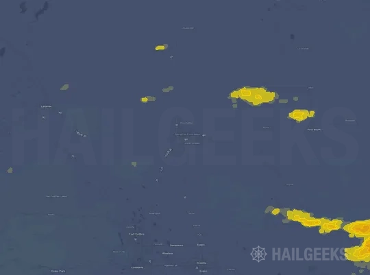 Hail map for Cheyenne, WY