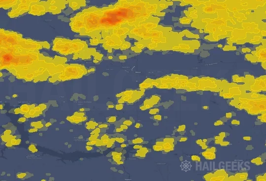 Hail map for Minot, ND