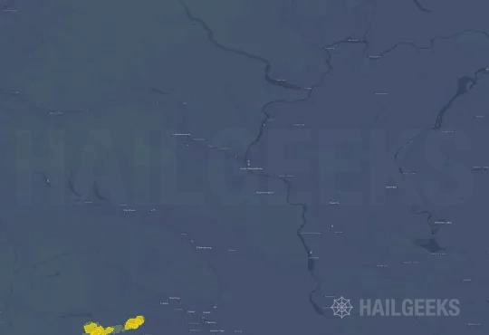 Hail map for Wenatchee, WA