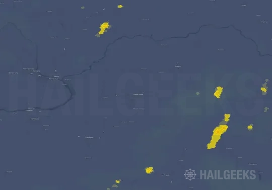 Hail map for Walla Walla, WA