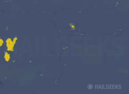 Hail map for Twin Falls, ID