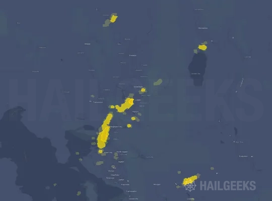 Hail map for Logan, UT