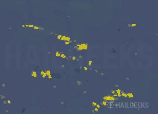 Hail map for Burns, OR