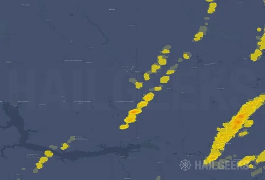 Hail map for Minot, ND