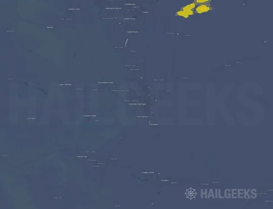 Hail map for Colorado Springs, CO