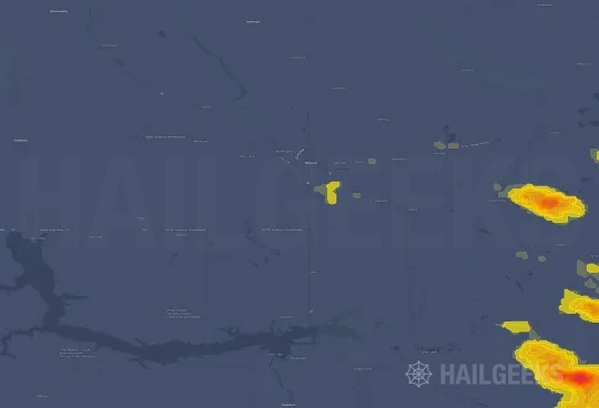 Hail map for Minot, ND