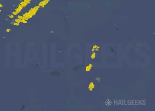 Hail map for Burns, OR