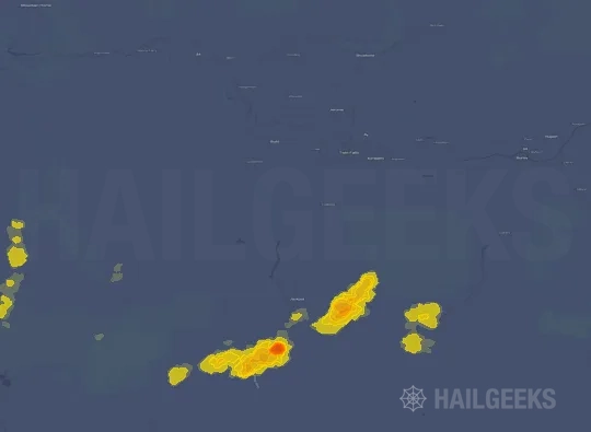 Hail map for Twin Falls, ID