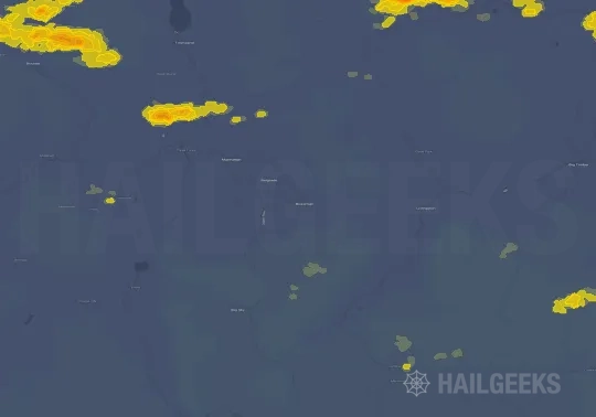 Hail map for Bozeman, MT