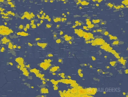 Hail map for Cincinnati, OH on Aug 11, 2026