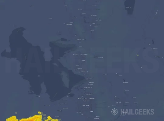 Hail map for Ogden, UT