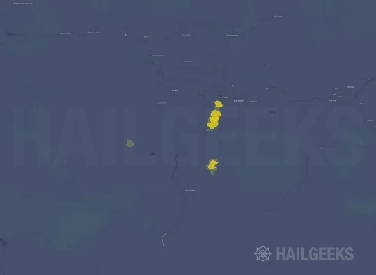 Hail map for Twin Falls, ID