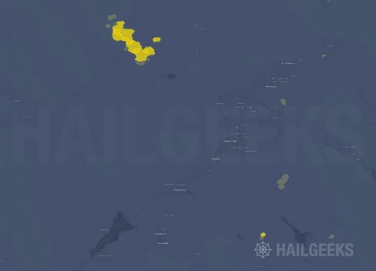 Hail map for Idaho Falls, ID on Sep 18, 2026