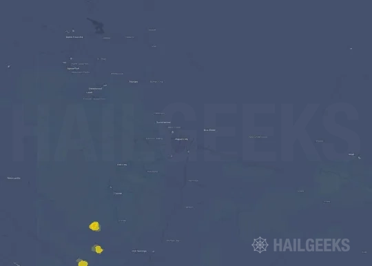 Hail map for Rapid City, SD on Sep 20, 2026